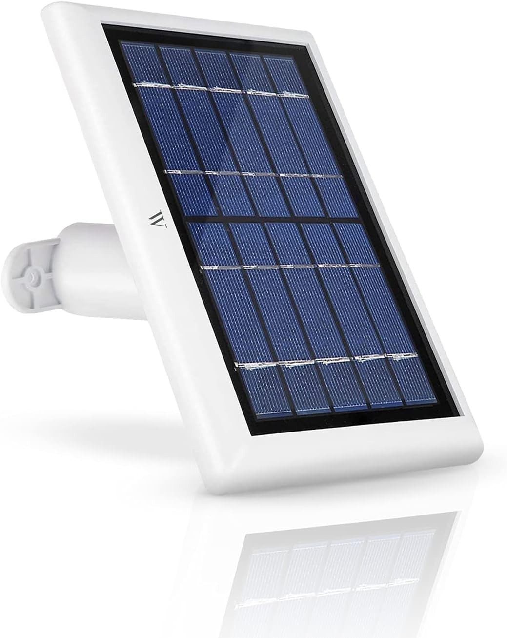 Solar Panel Compatible with Ring Cameras 360° Wall Mount 1 Pack White