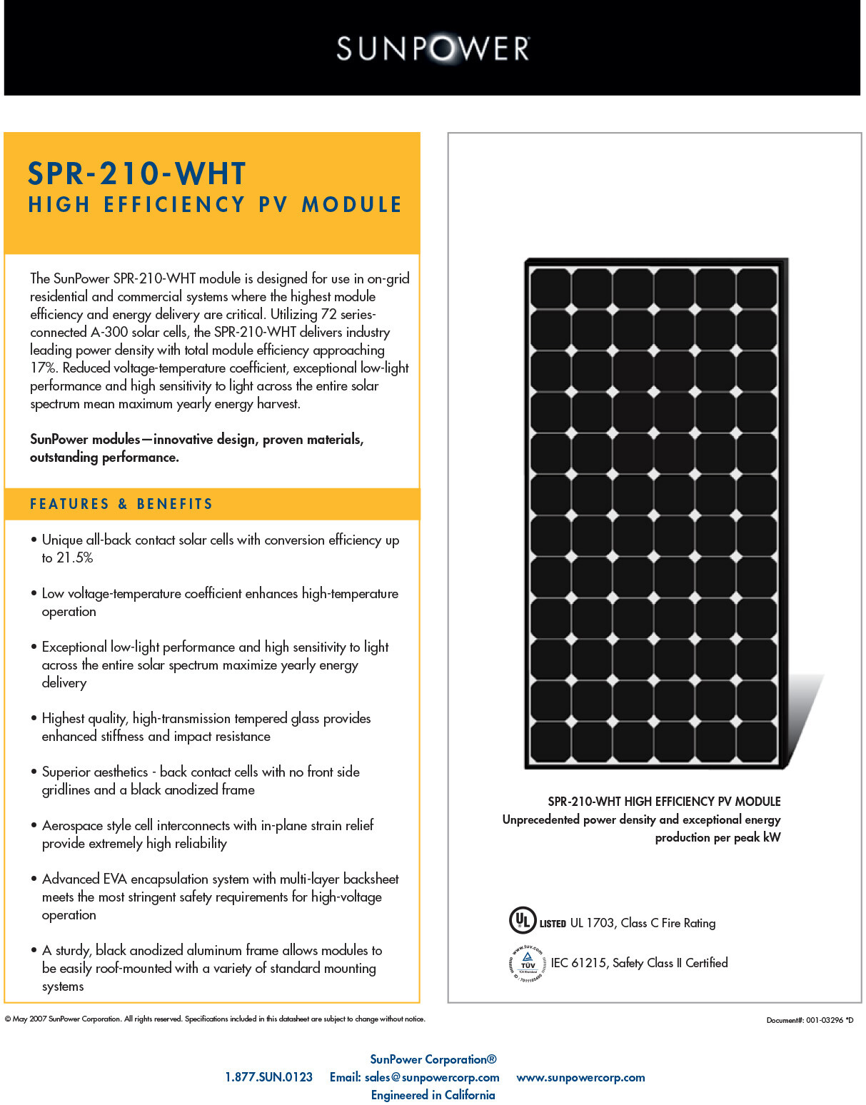 LOT OF 6: 210W-230W Sunpower SPR WHT & BLK USED SOLAR MODULES + DELIVERY SF BAY