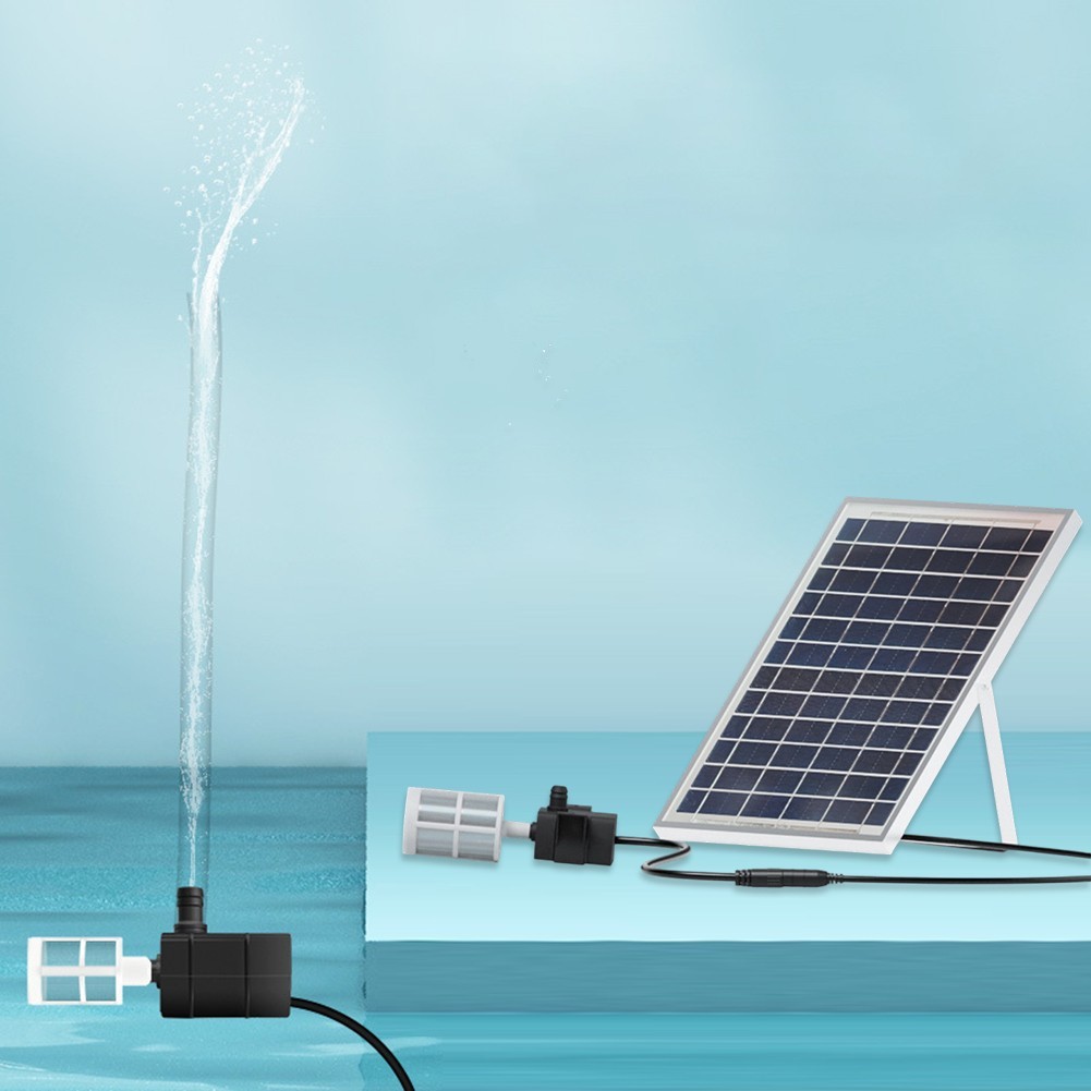 Solar Panel with 240L/H Water Pump for Efficient Outdoor Water Feature