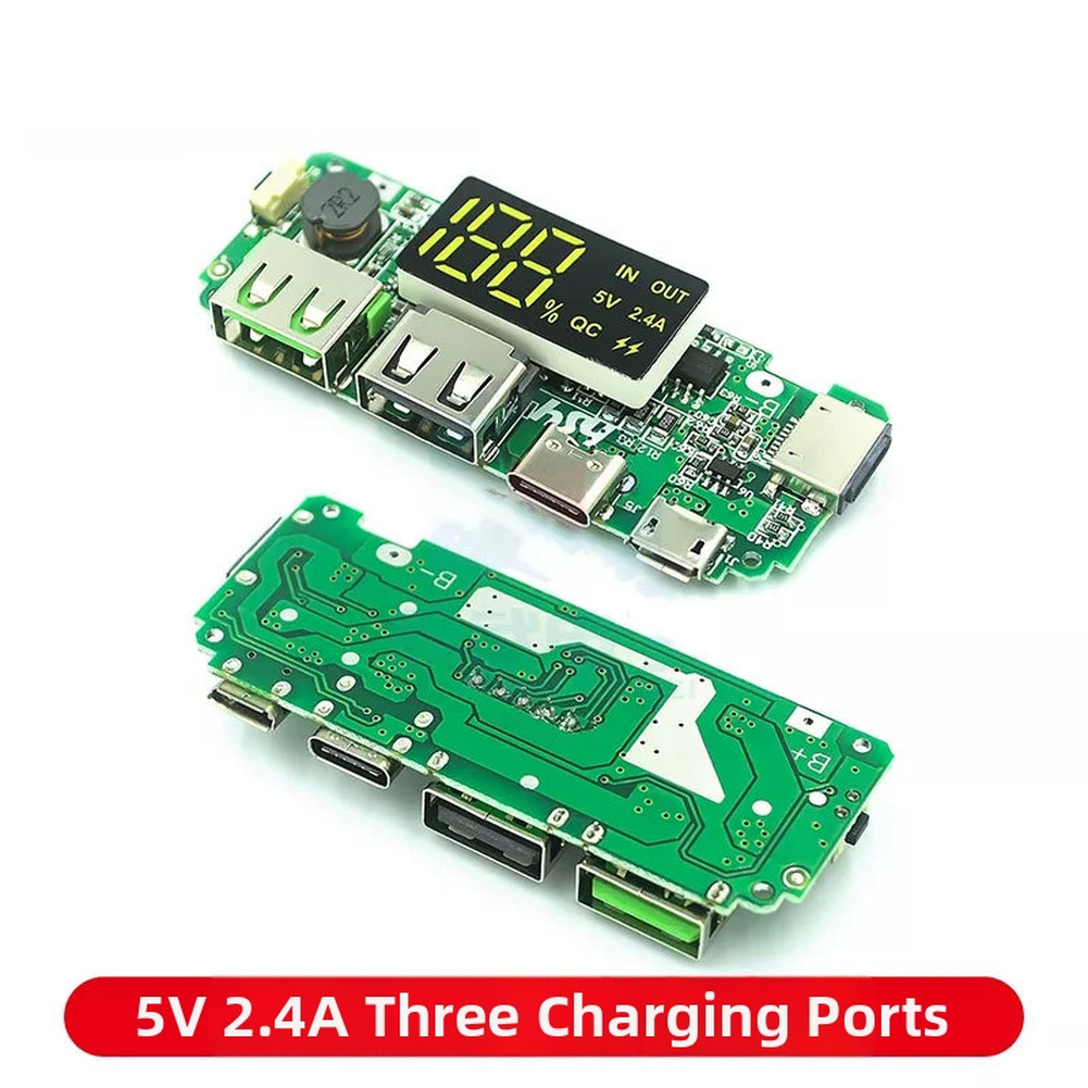 Battery Management Travel Power Backup Power Bank Module 5V Total Output