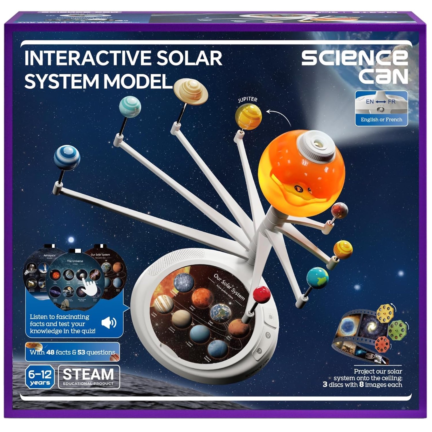Interactive Solar System Model Kit for Kids