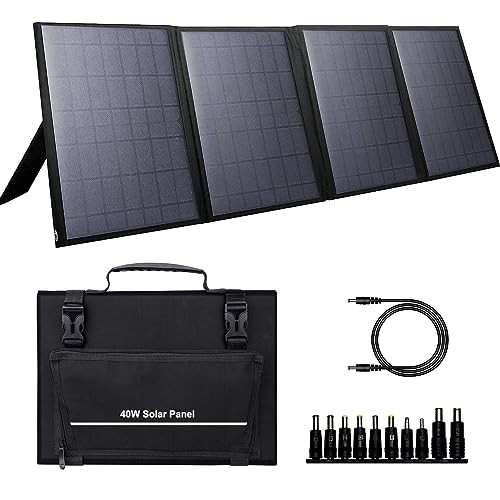 Portable Solar Panel Foldable Solar Charger for Outdoor Solar Power Station 40W