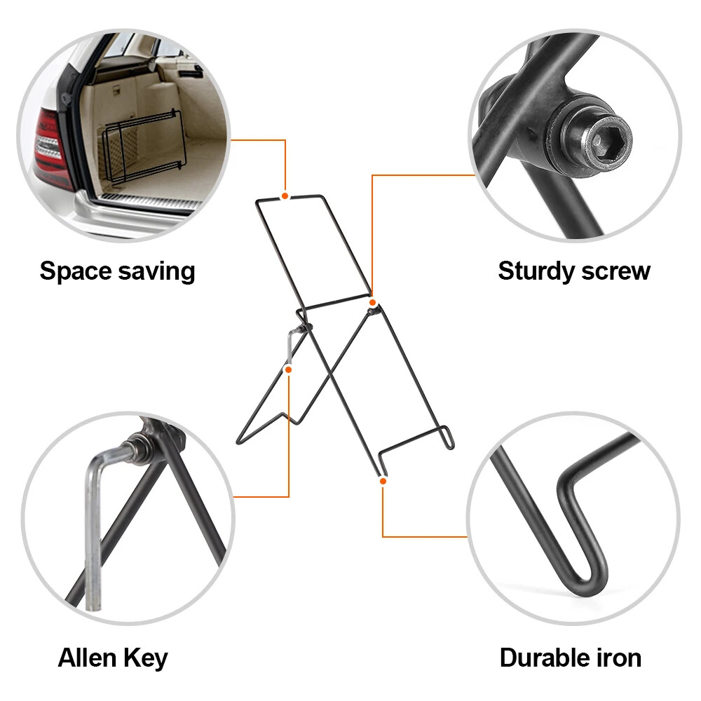 2PCS Solar Panel Stand Portable Folding Mounting Bracket Sturdy and Lightweight