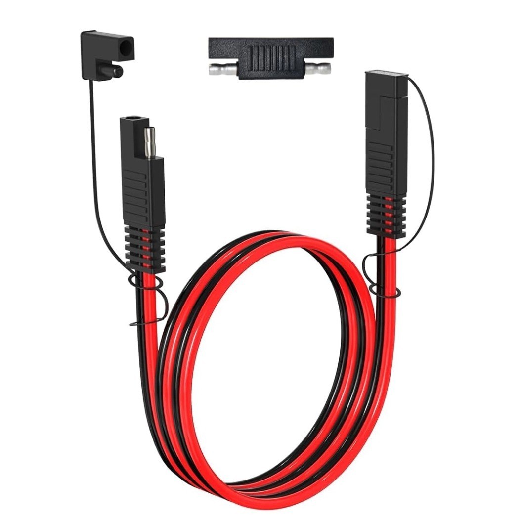 SAE Extension Cable 12AWG 3FT for Battery, Solar Panel, Automotive Use