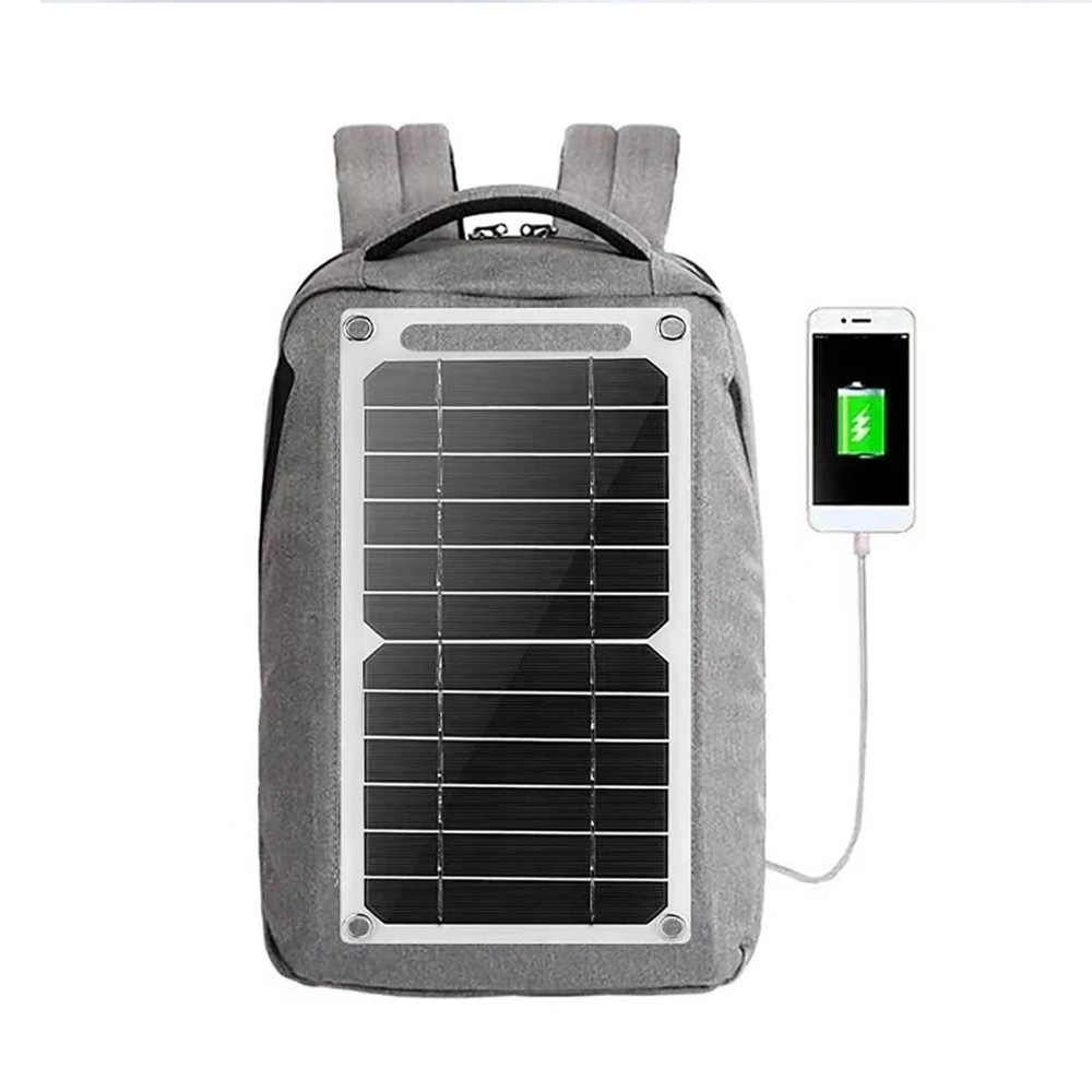 20W 5V Solar Panel Power USB Phone Charger For Outdoor Camping Hiking Travel