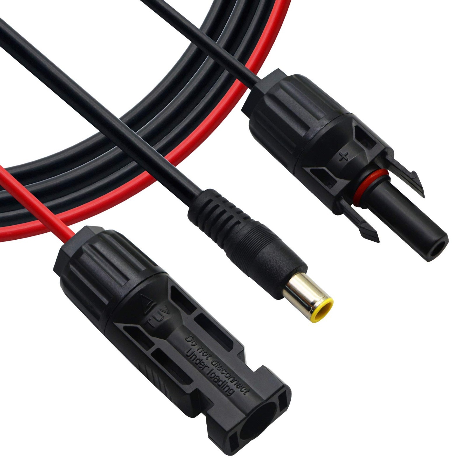 Solar Panel Connector to DC 8mm Adapter Cable, 16 AWG Converter for Power Statio