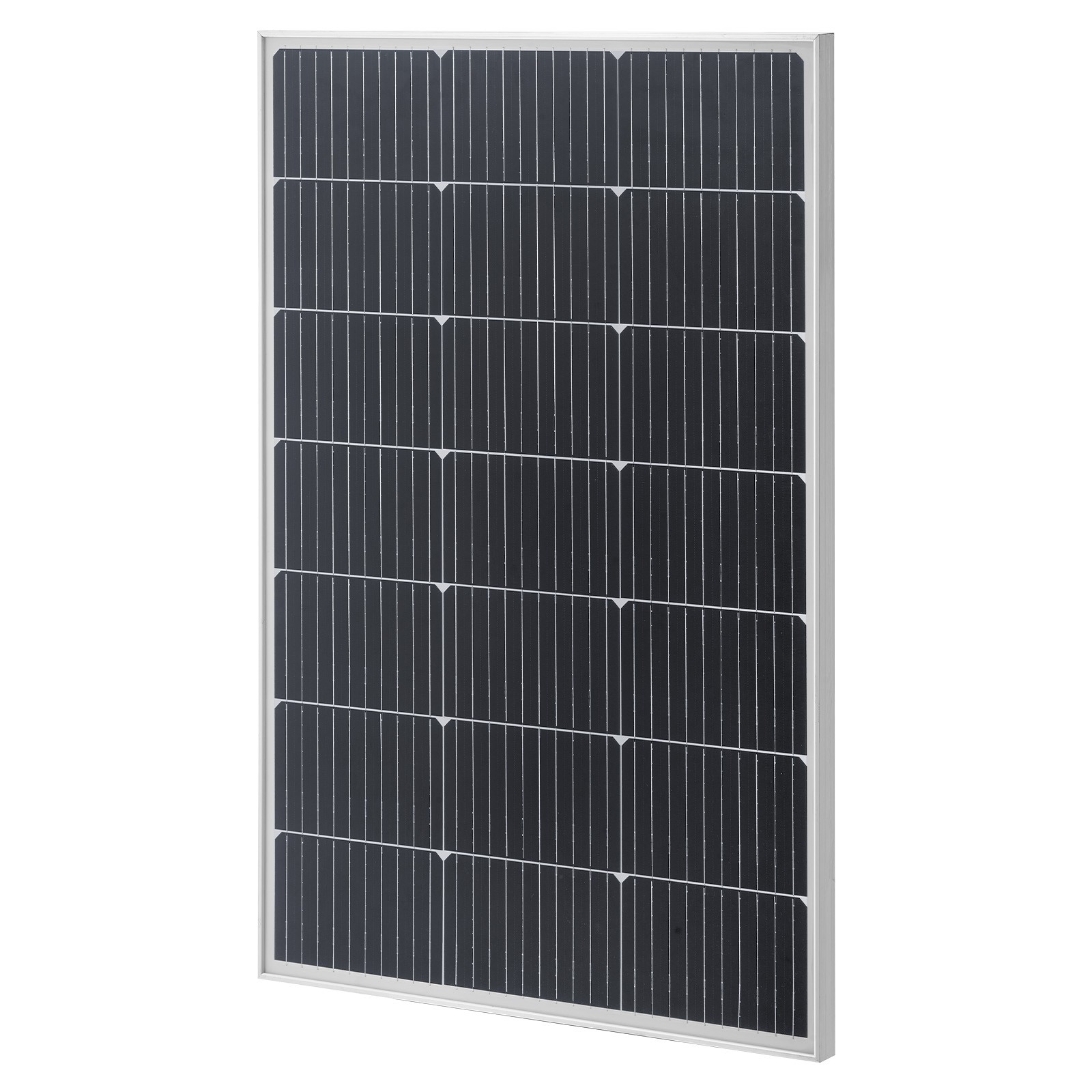 VEVOR 2PCS 100W Monocrystalline Solar Panels PV Module with MC4 Output & Frame
