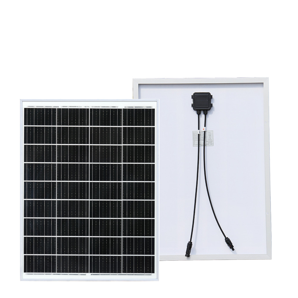 100 Watt Solar Panels Monocrystalline Solar Panel for 12V Battery RV Marine Boat
