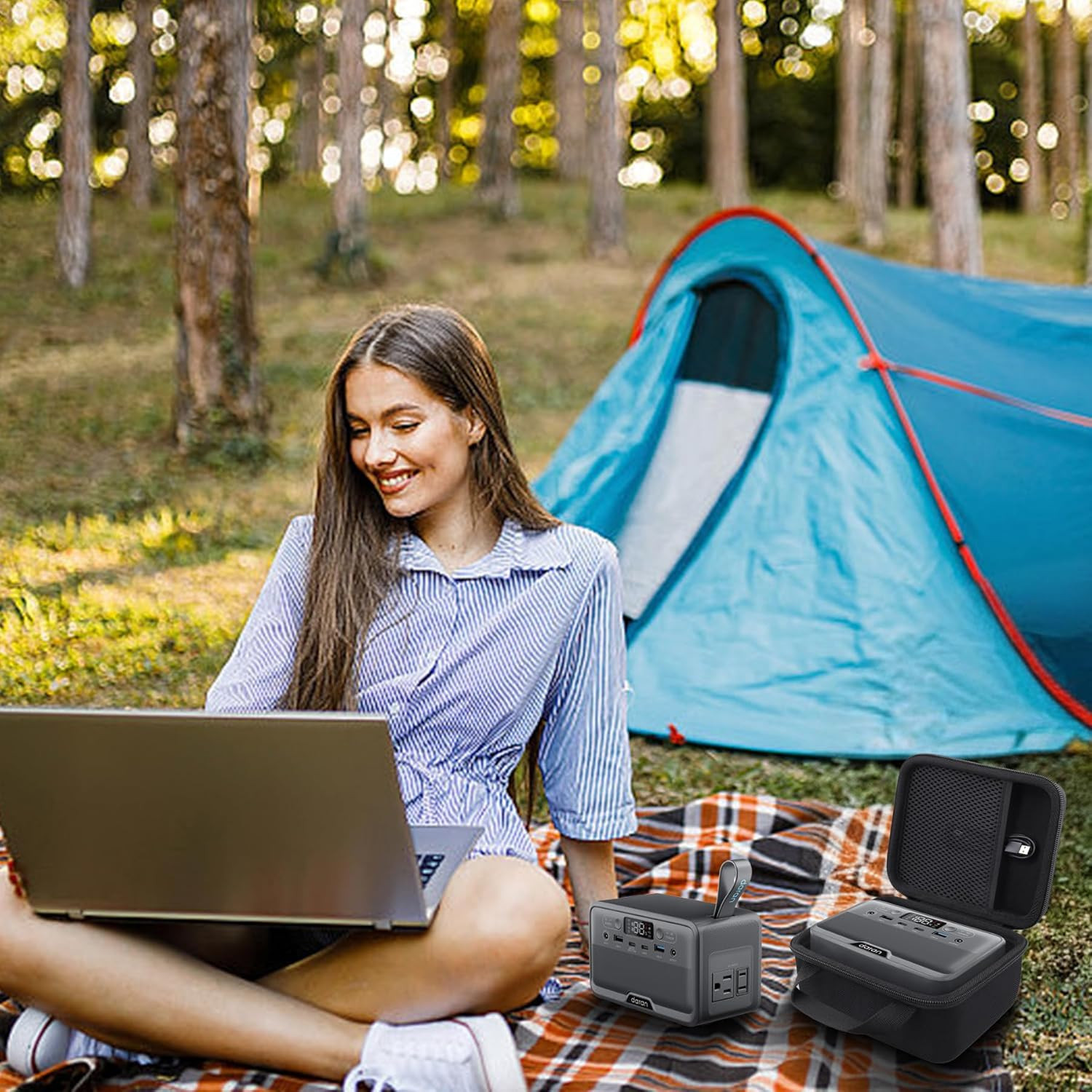 Case for DARAN Portable Power Station 28,000Mah Lifepo4 Battery 100W Solar Power