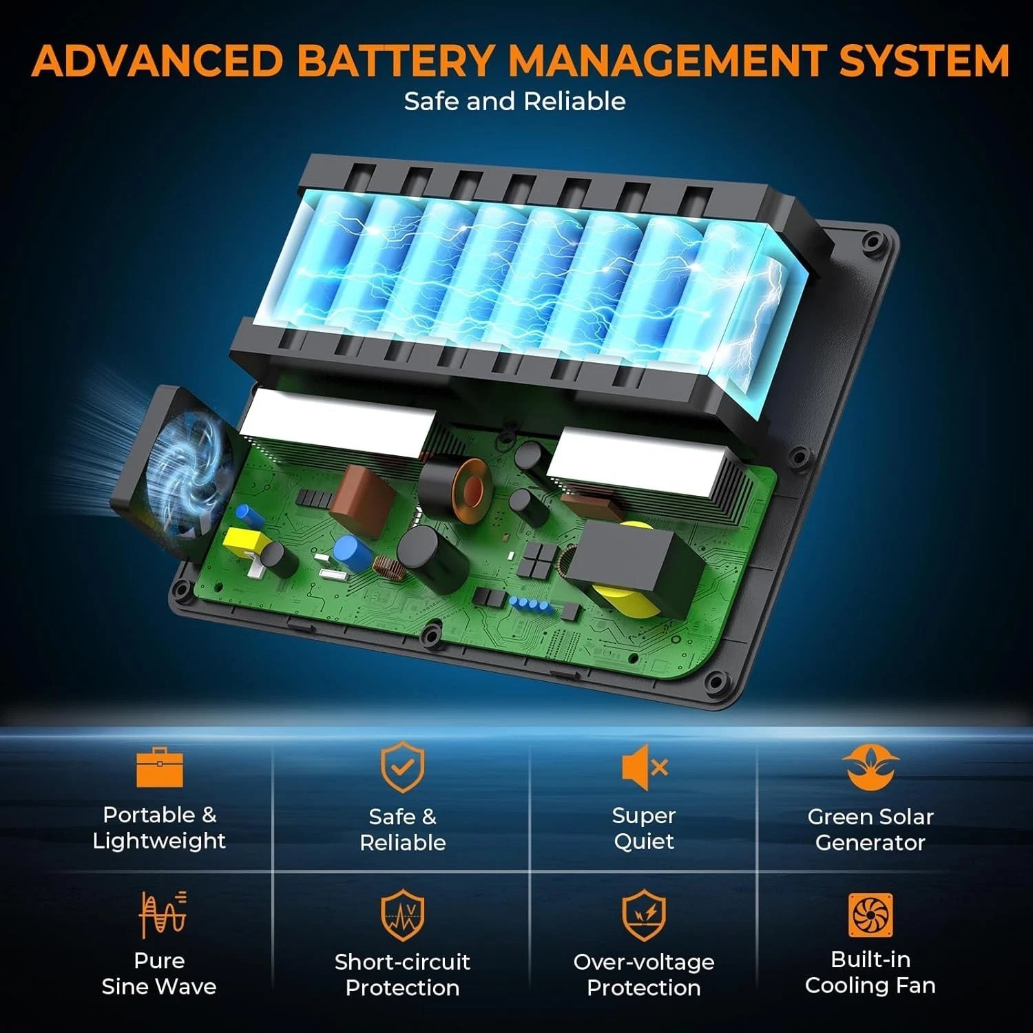 Portable Power Station 200W with 146Wh Capacity, Ideal for Camping & Travel