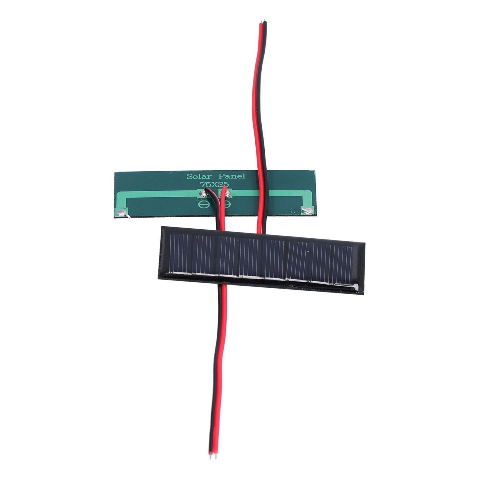 2Pcs 0.2W 4V Solar Panel with Electronic Wire Polysilicon Solar Board