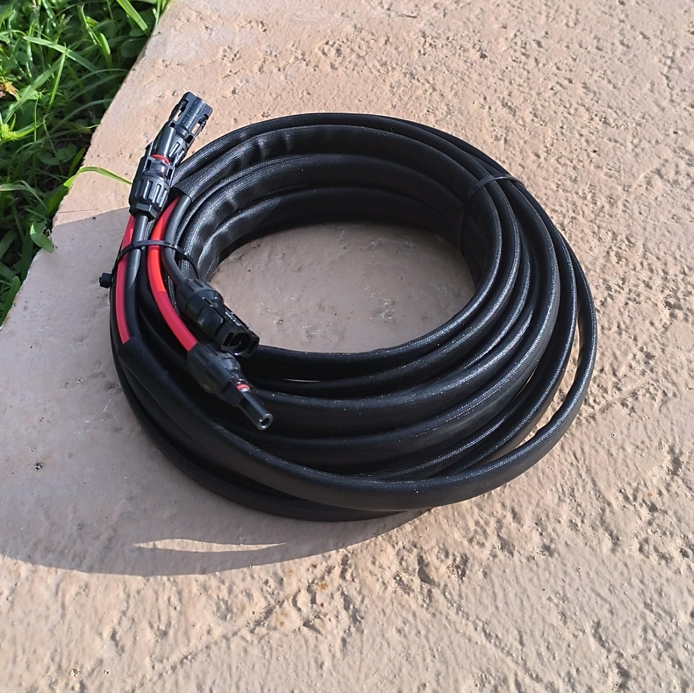 Cable de Extensión Solar 20Ft 10AWG Impermeable para Paneles y RV