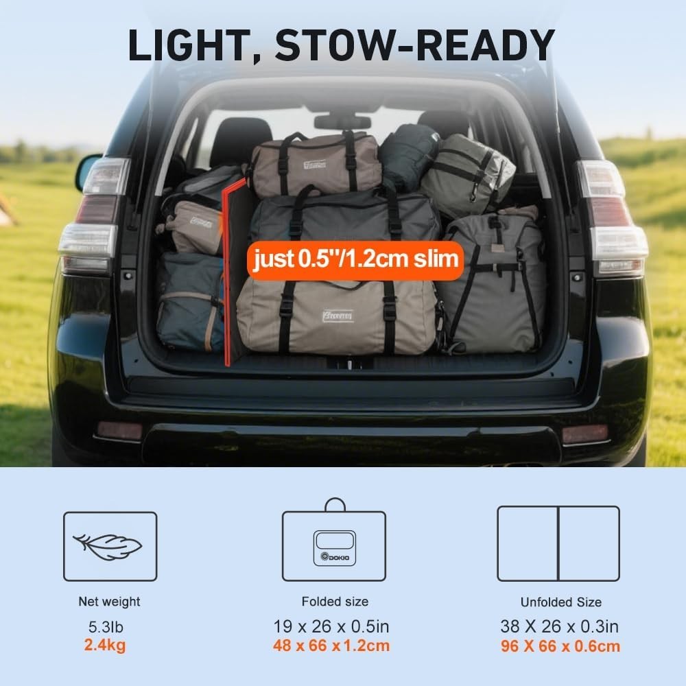 100W Foldable Portable Solar Panel Kit with USB & Controller for RV & Emergen…