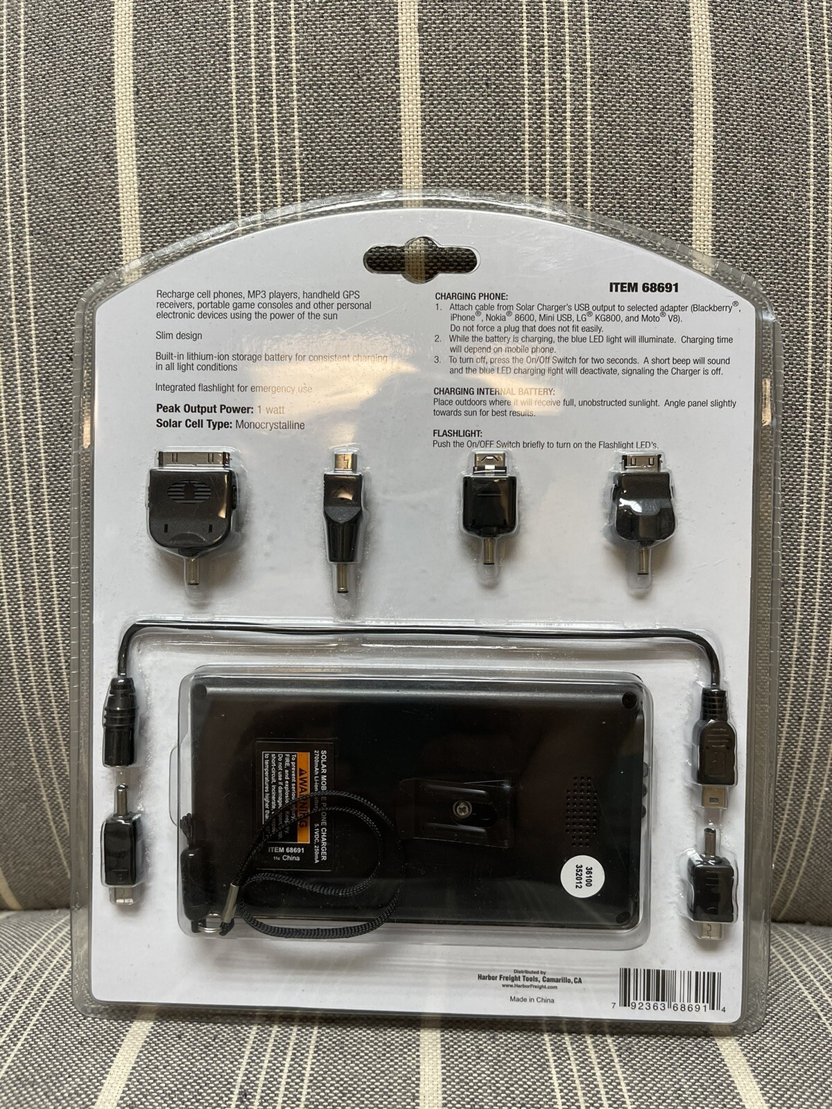 Thunderbolt Magnum Solar Power Pack Recharge-on-the-Go! Item# 68691 NEW SEALED