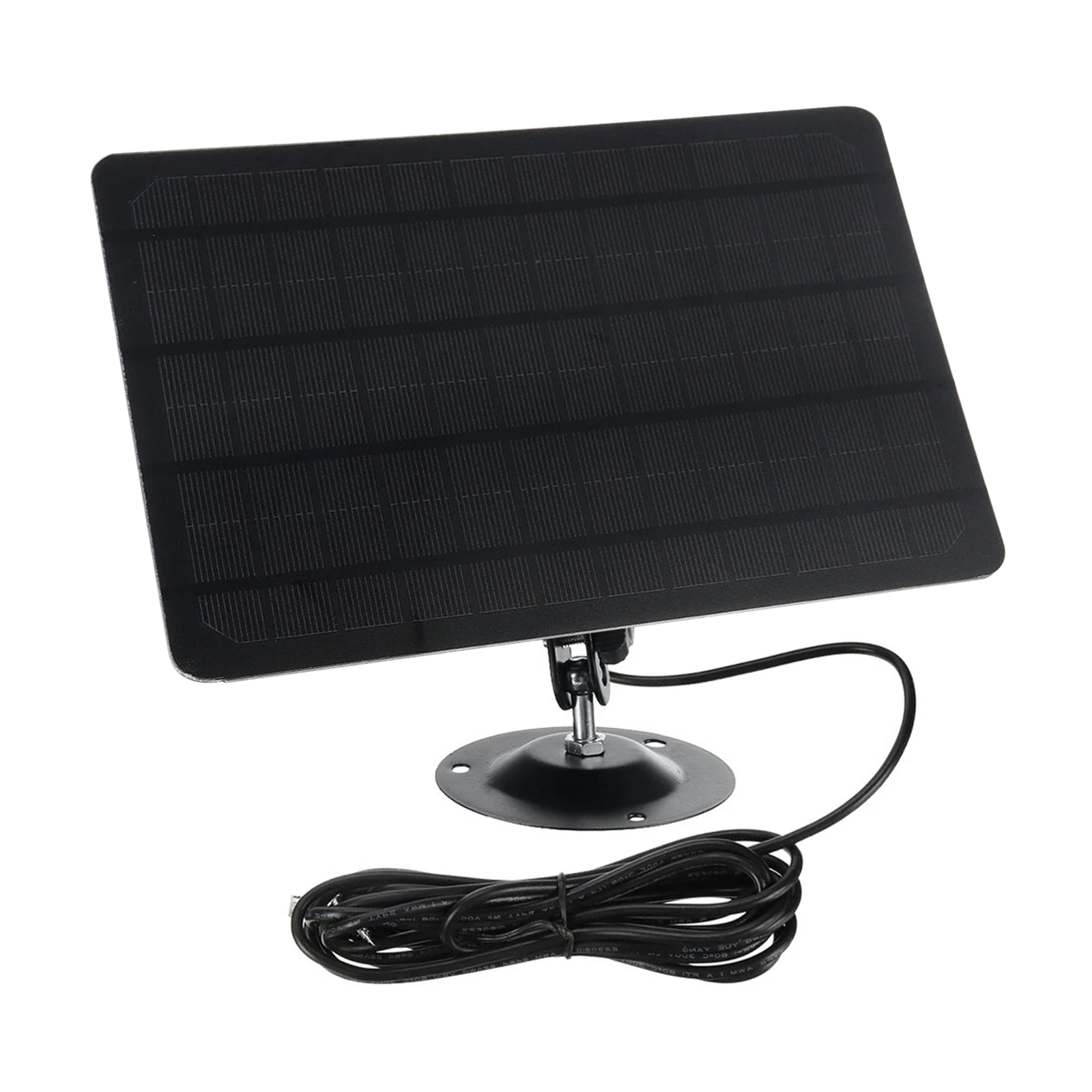 10W Solar Panel 2000mAh Waterproof Wall Mounted for USB N5J2