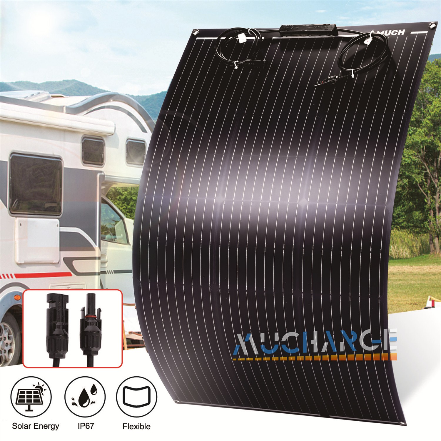 400W Flexible Solar Panel Mono Solar Power for Home Boat Car RV Battery Charge
