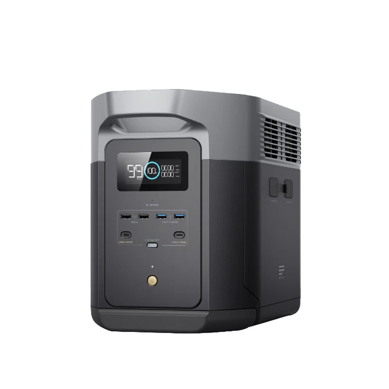 ECOFlow Portable Power Station DELTA 2 Max, 2400W LFP Solar Generator, 2046Wh So