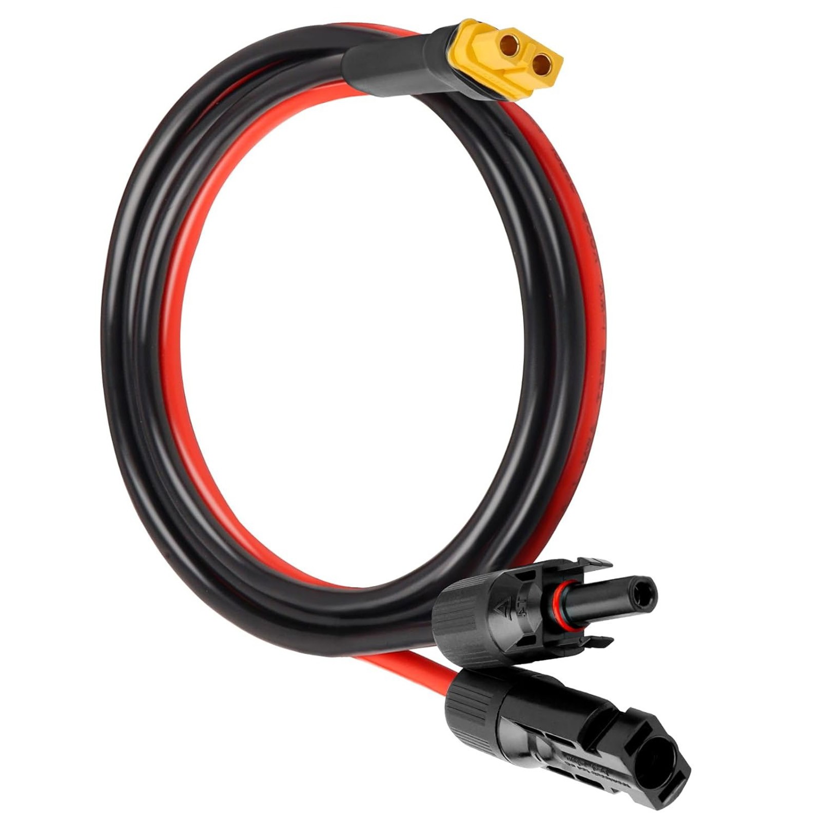 12 AWG 20 ft XT60 Female to Solar Connector Solar Panel Extension Charging Cable