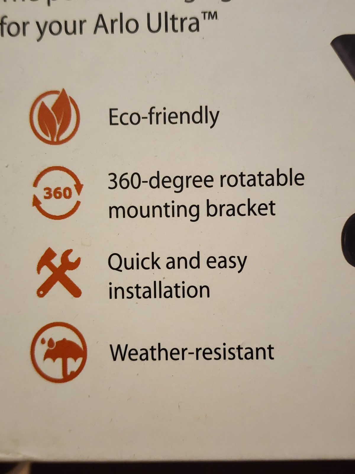 WASSERSTEIN SOLAR PANEL COMPATIBLE WITH ARLO ULTRA WEATHER-RESISTANT ECO-FRIENDL