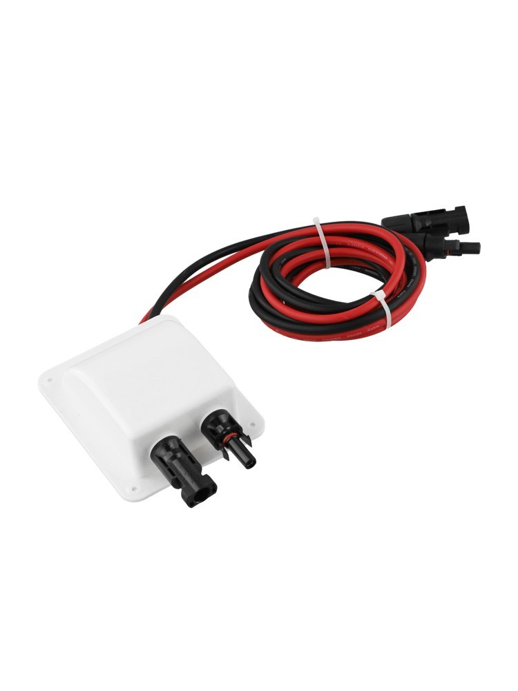 UV Resistant ABS Solar Double Cable Entry Housing 2m 10AWG Tinned Copper