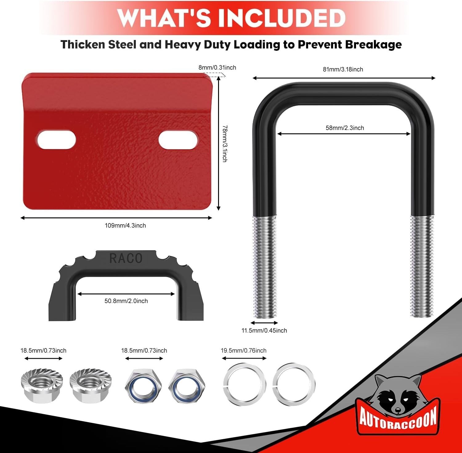 Hitch Tightener Anti-Rattle Clamp – Heavy Duty Hitch Stabilizer for 1.25″ and 2″