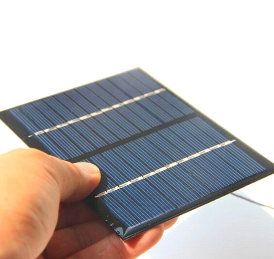 1.5W 12V solar panel droplet adhesive board+electronic wire DIY solar panel