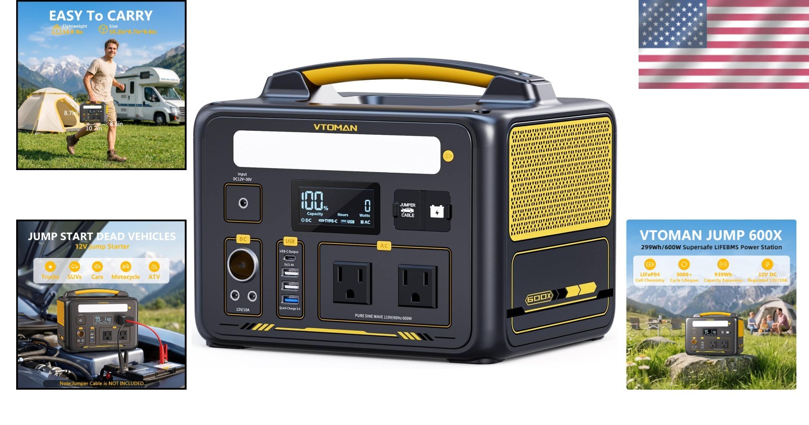 Jump 600X Portable Power Station 600W