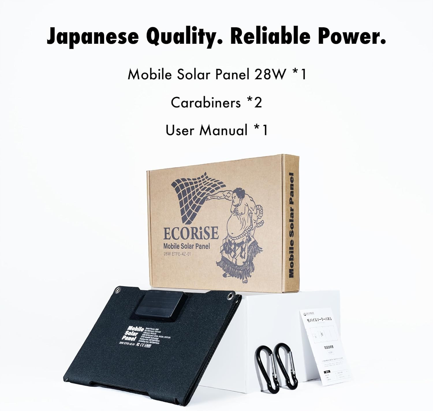 Portable Foldable Solar Panel USB-C & USB-A Fast Charging,28W,Ideal for Disaster