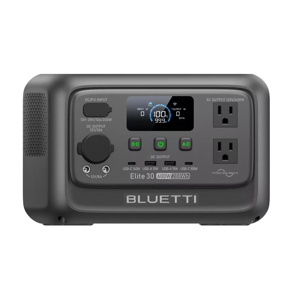 600W Portable Power Station – 288Wh Solar Generator for Camping & Outdoor Use