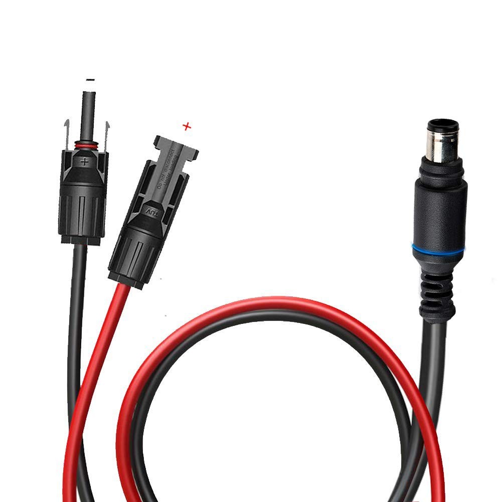 GRAYBULL Solar Panel Kits to 8mm Adapter Cable Compatible with MC4, DC 8mm Co…