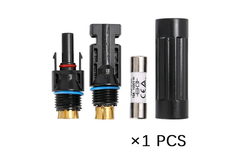 PV Fuse Holder 1000V DC IP67 In-line Connector 10A-30A Waterproof Protection