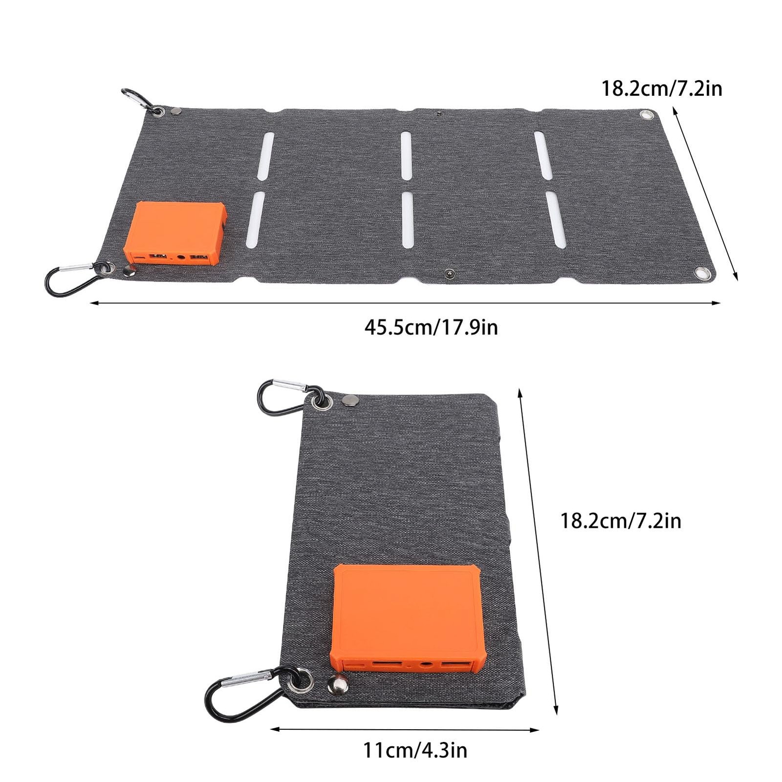 40W Foldable Solar Panel Charger, Portable Power Renewable Energy Charger Pho…