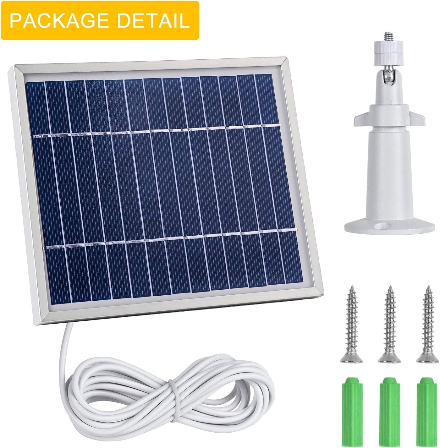 Sleek 11.8Ft Solar Panel Kit for Arlo Pro with Free Adjustable Mounting Options