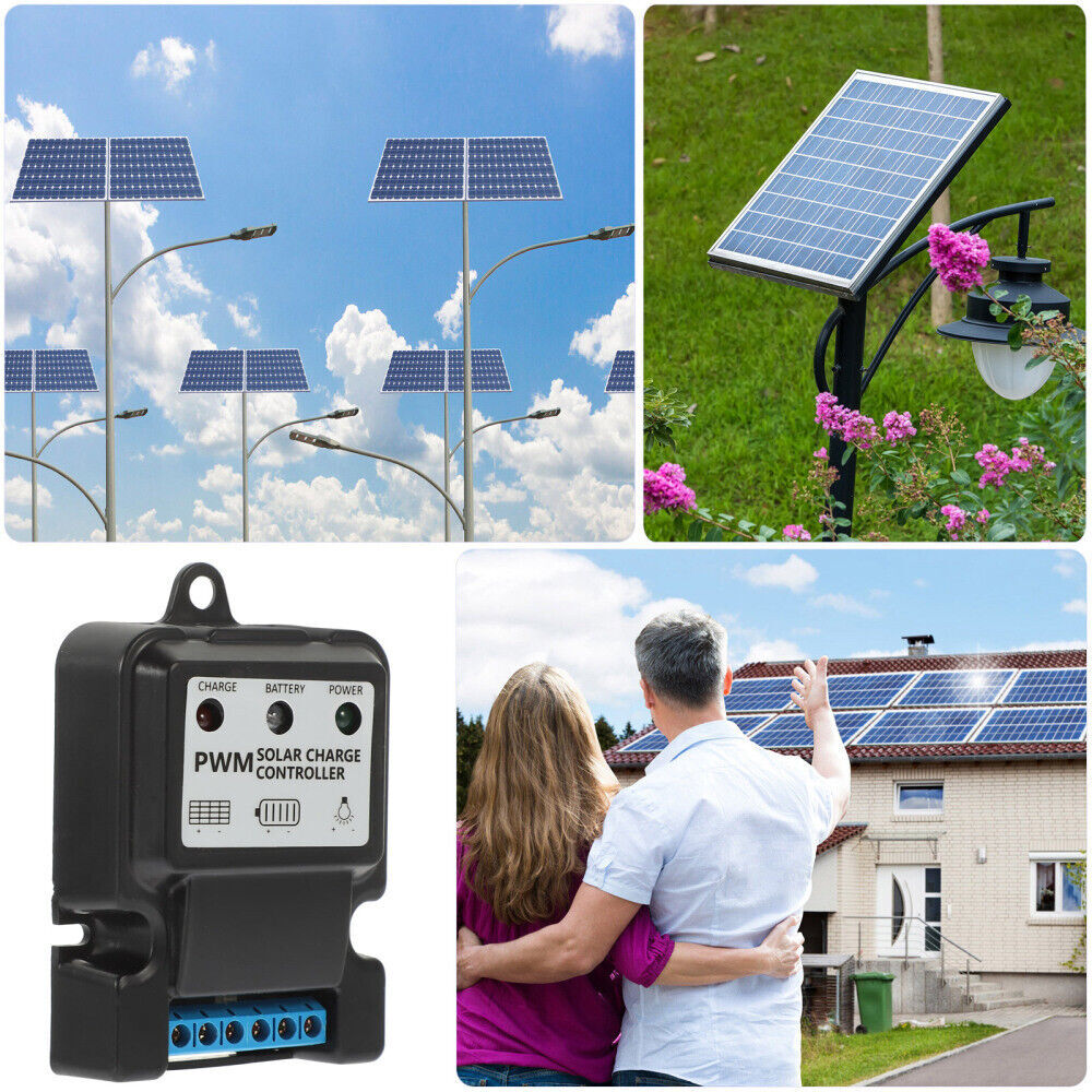 6V 12V 10A Solar Controller Battery Charger Regulator Intelligent