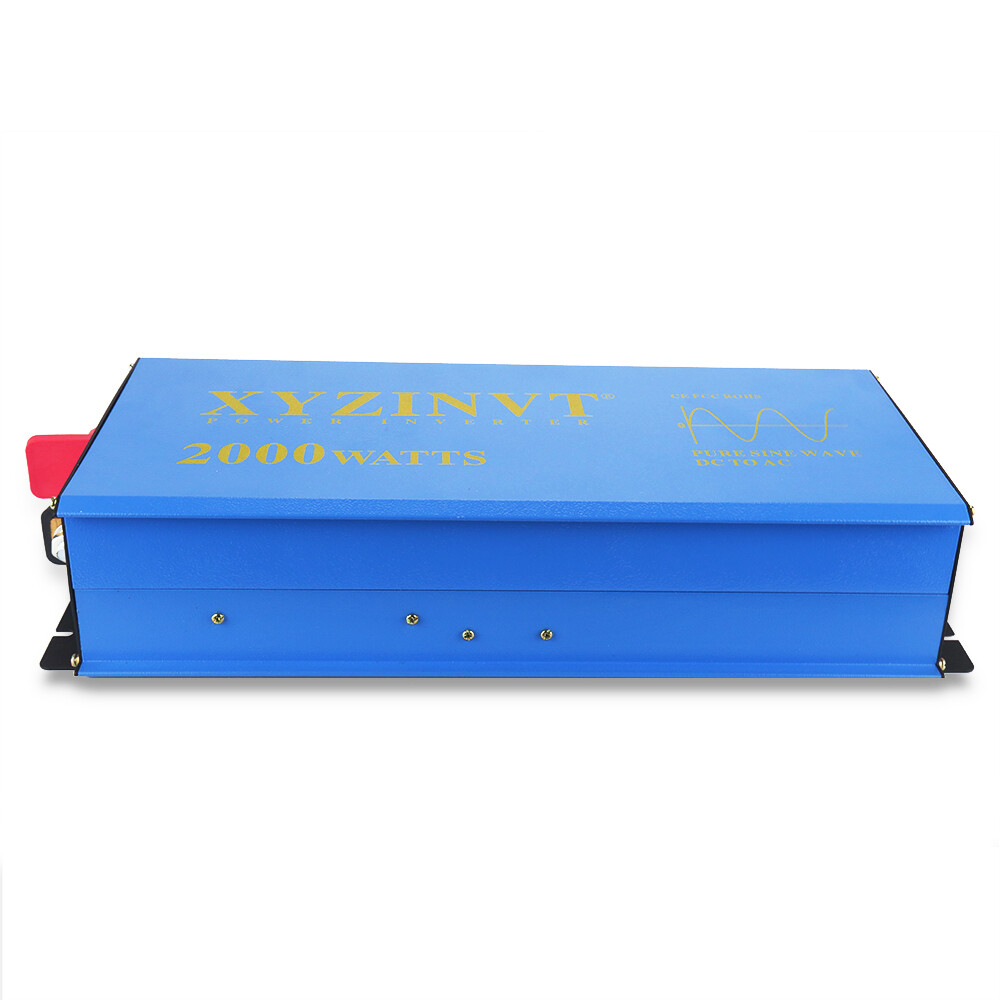 12V 24V Pure Sine Wave Inverter 110V 220VAC Power Converter 2000W Motor Solar RV