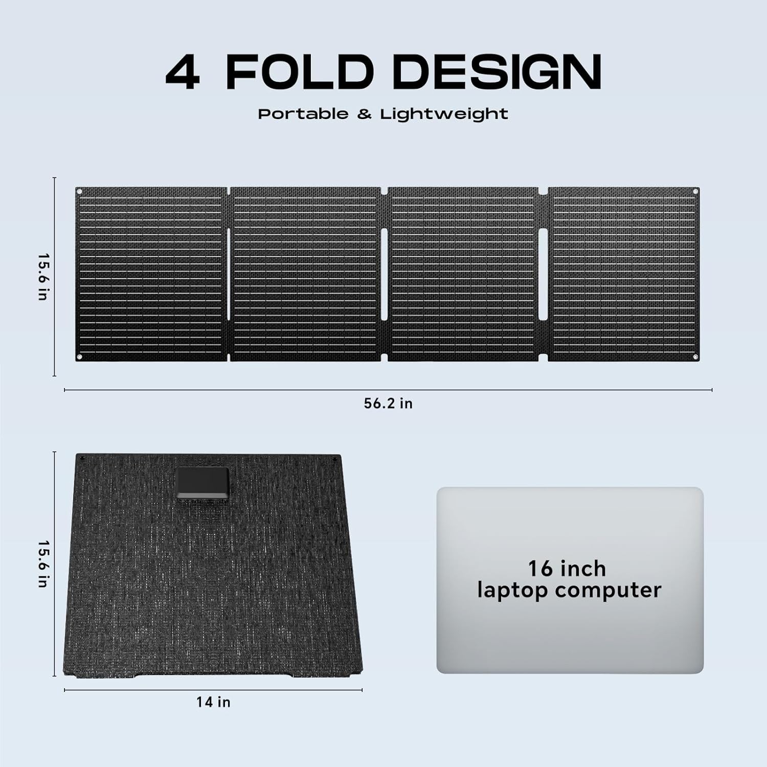 100W Portable Waterproof Solar Panel – High Efficiency Charger for Adventures