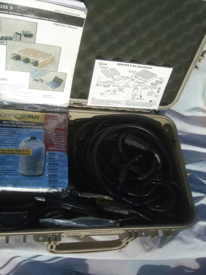 Iris Technology SPACES II Kit USMC Military Portable Solar Energy Field Power