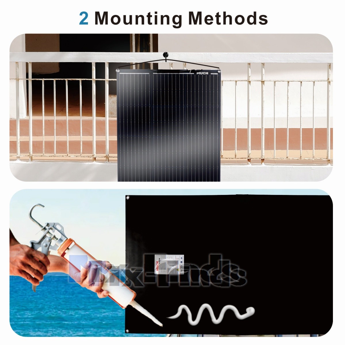 2000W Complete Solar Panel Kit Solar Power Generator 30A Home 110V Grid System