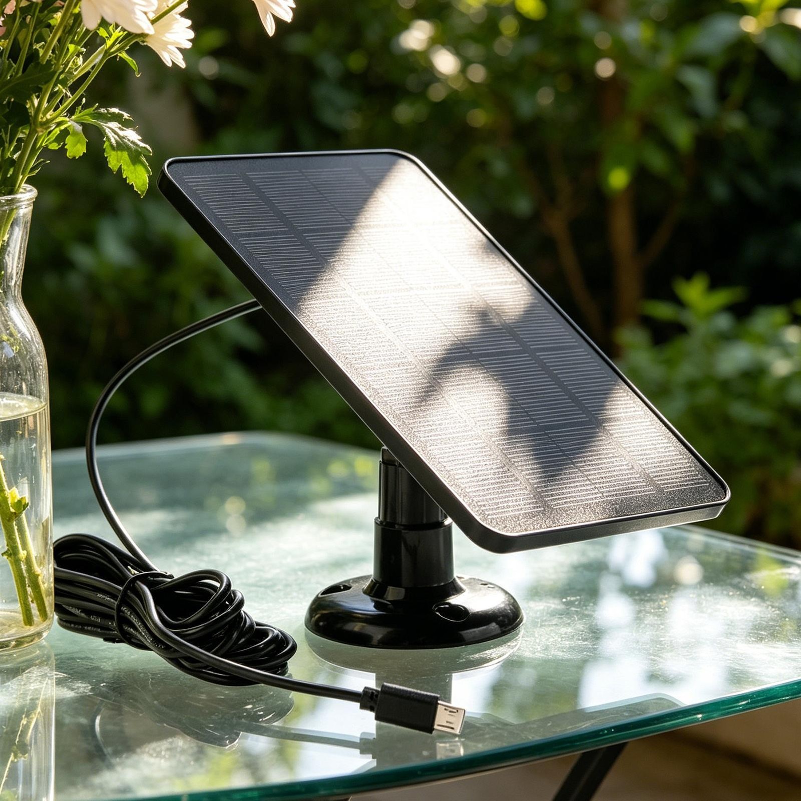 10W 6V Type-C Solar Panel Camera Outdoor Charger Security Camera Home