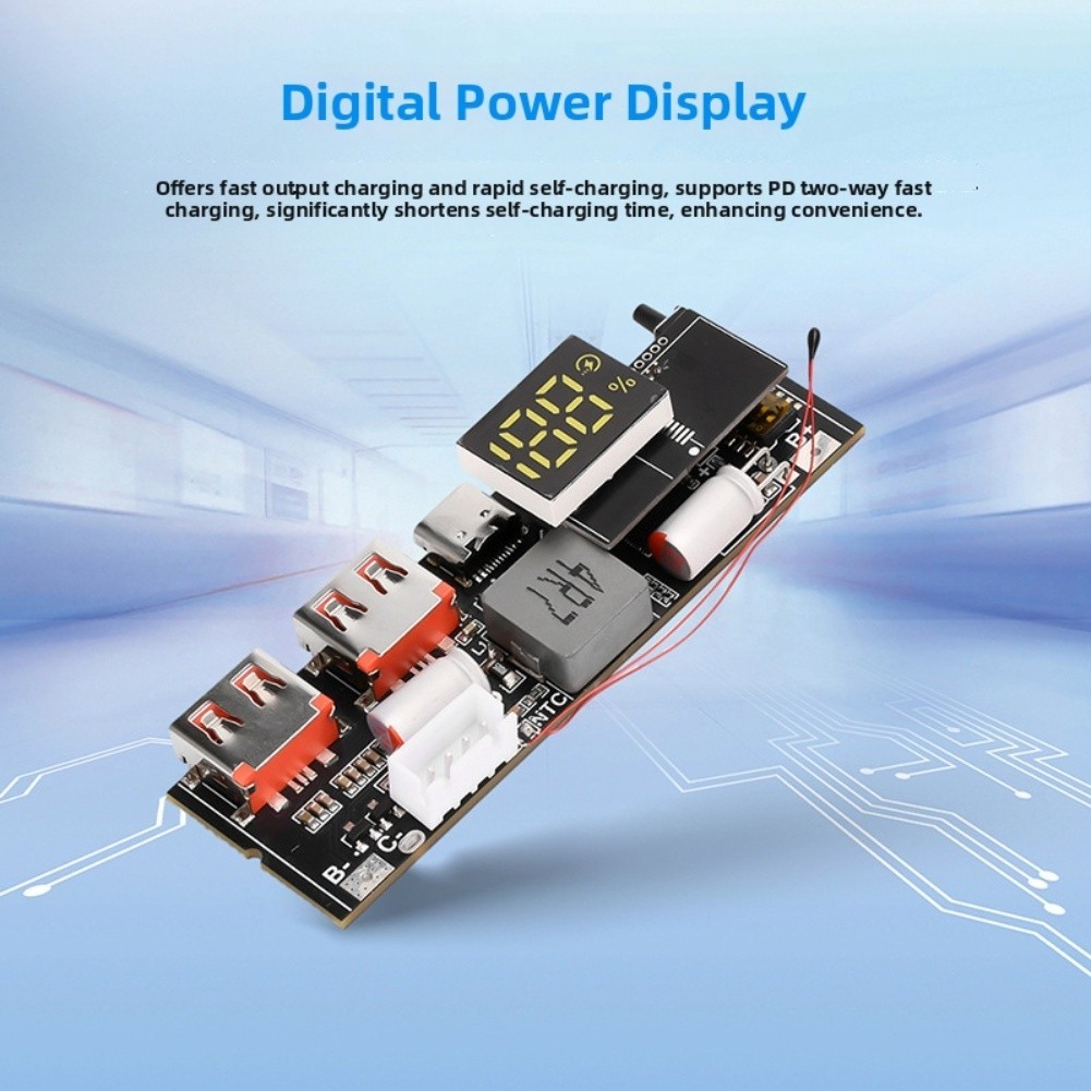 Power Bank Module Overcurrent Protection For Smartphones USB-C PD Input/output