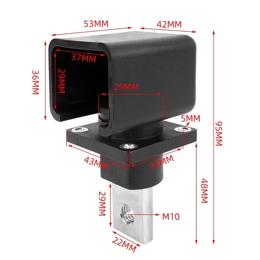 300A T-Type Terminal Flame-resistant PA66 Shell Brass Conductive Contact