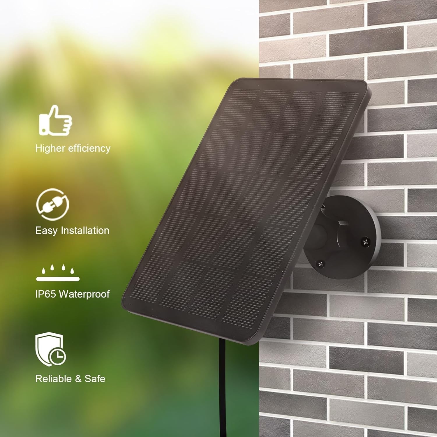 2 Pack Solar Panel for Blink Outdoor 4 4th Gen Camera, 4W Solar Panels with U…