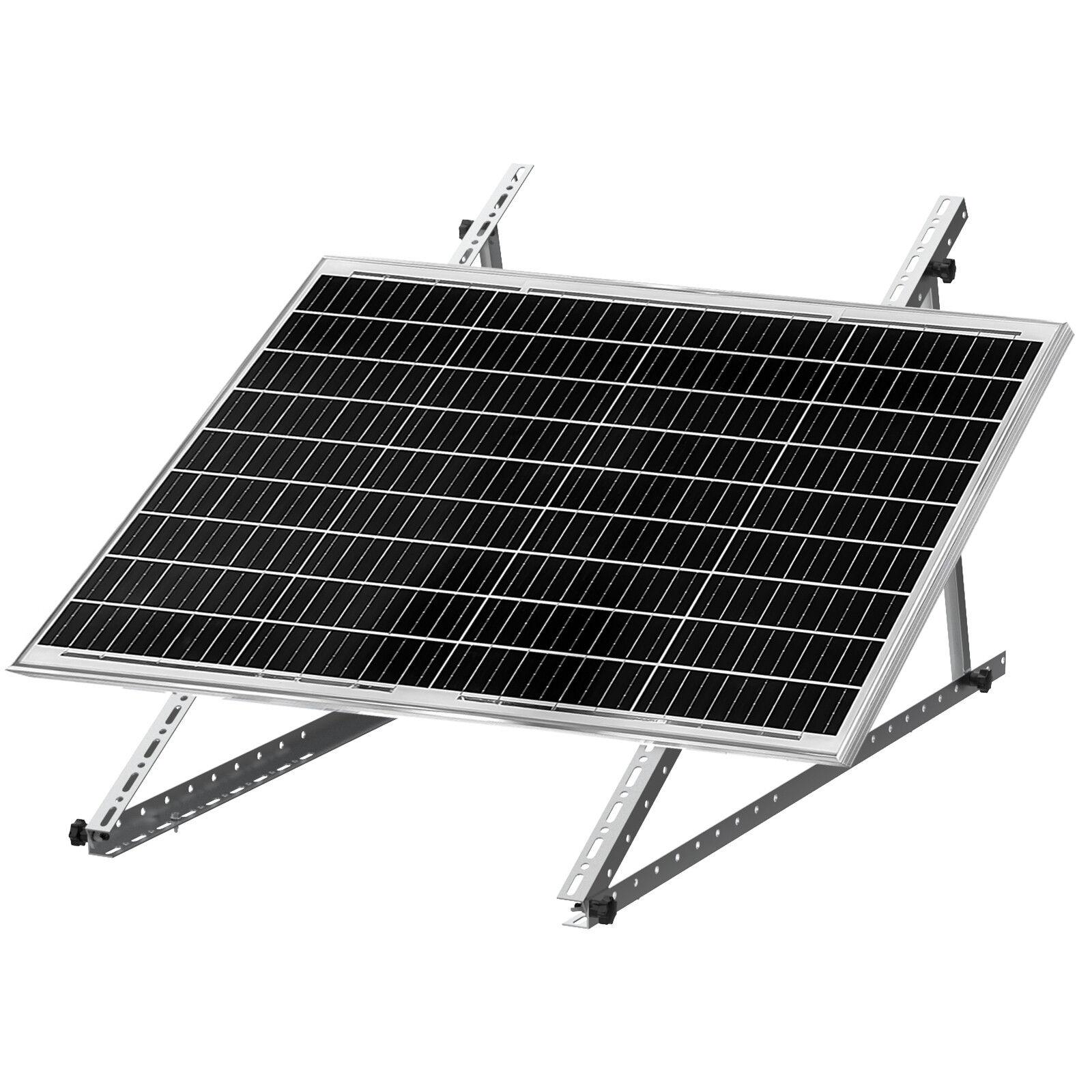 Solar Stand Ground Mount Adjustable Multi Pieces Solar Panel Mounting Brackets