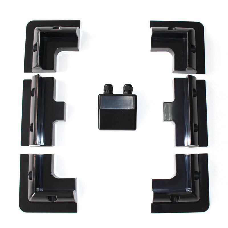 5/7pcs Set Solar Panel Corner Bracket Mounting Bracket Cable Gland for Campervan