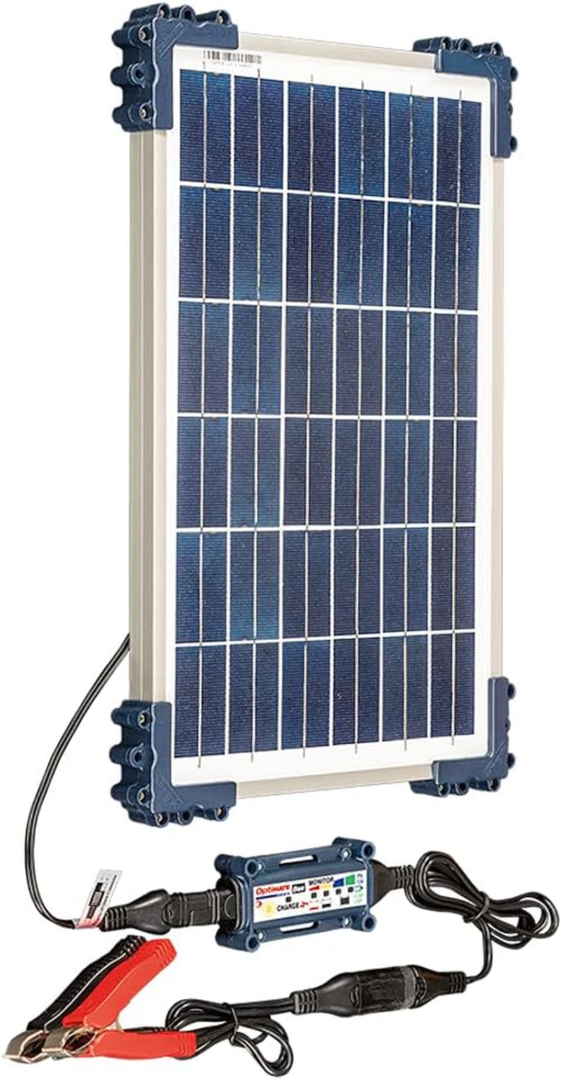 Solar Duo + 10W Solar Panel, TM-522-D1, 6-Step 12V / 12.8V 0.83A Sealed Solar Ba