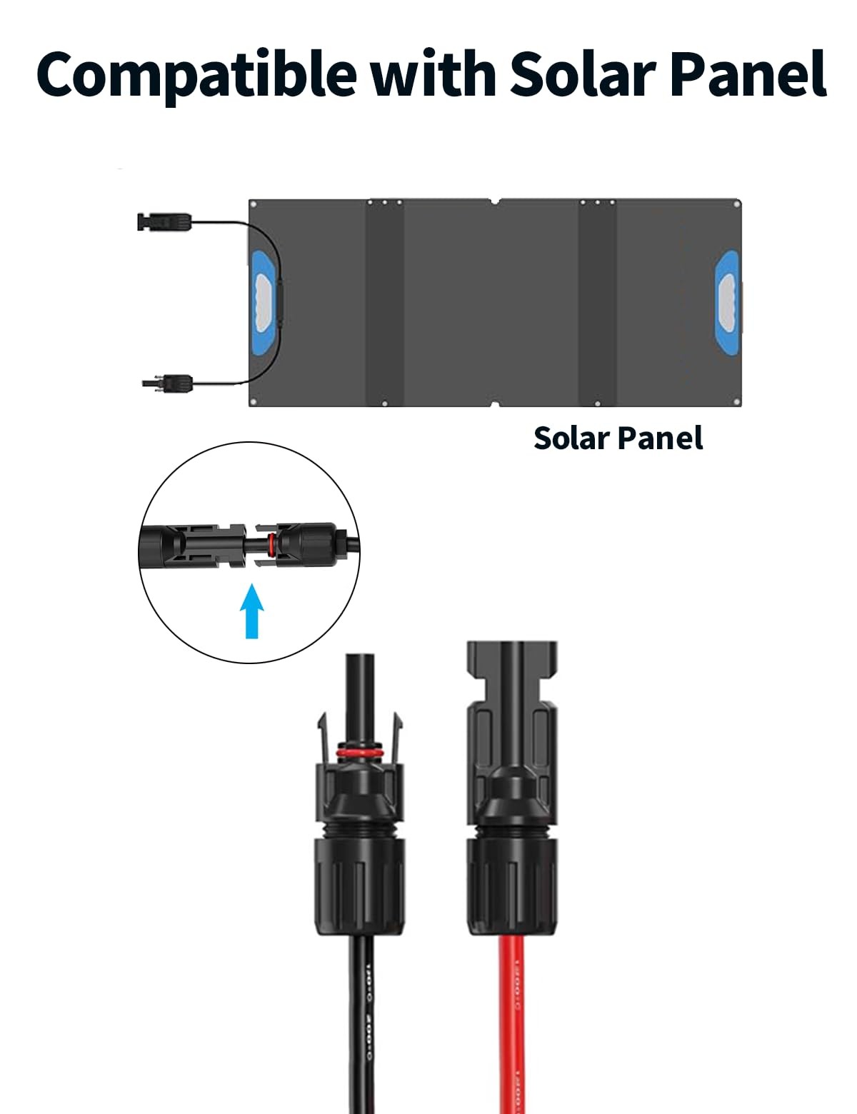Tonton 7 in 1 Solar Panel Connector Kit Universal M C 4 Cable to DC 8mm XT60