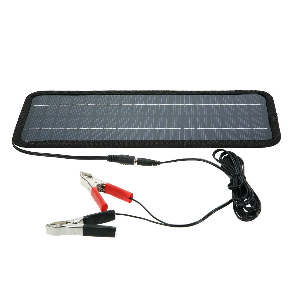 12V 4.5W Portable Solar Panel Power Car Boat Battery Charger Backup Outdoor UFNX