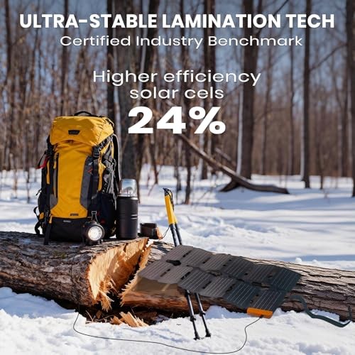 36W Ultra-Portable Solar Panel Charger with Quick Charge – USB-A & USB-C E-36W