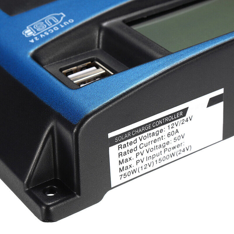 For MPPT Solar Charge Controller Solar Panel Regulator Battery 30A-100A