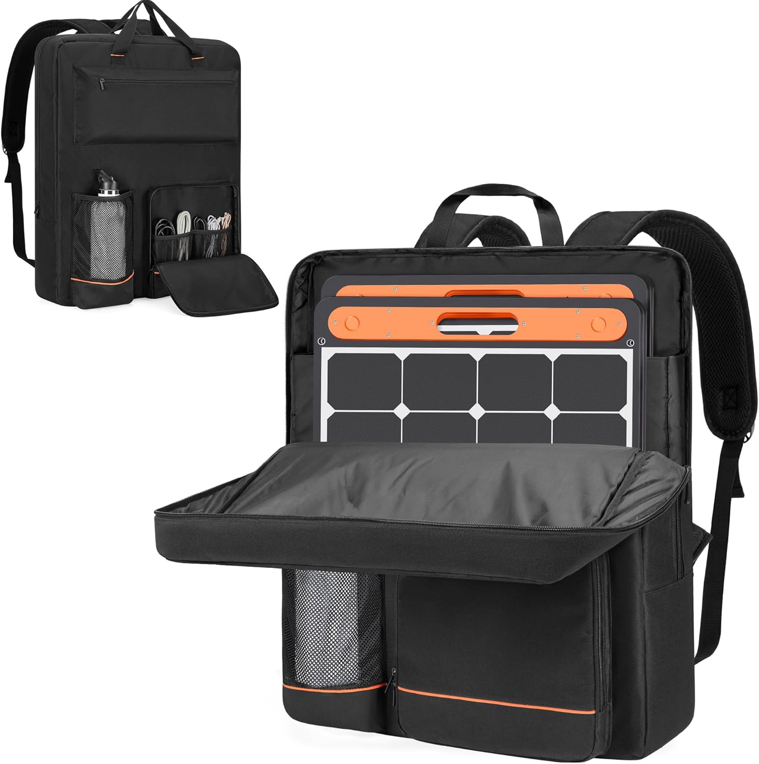 HODRANT Solar Panel Storage Bag, Travel Backpack Compatible with Jackery Solarsa